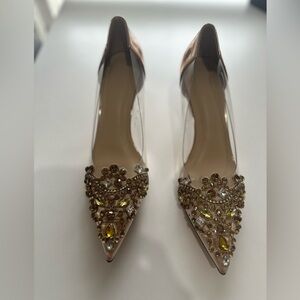 Gold Shoes Women